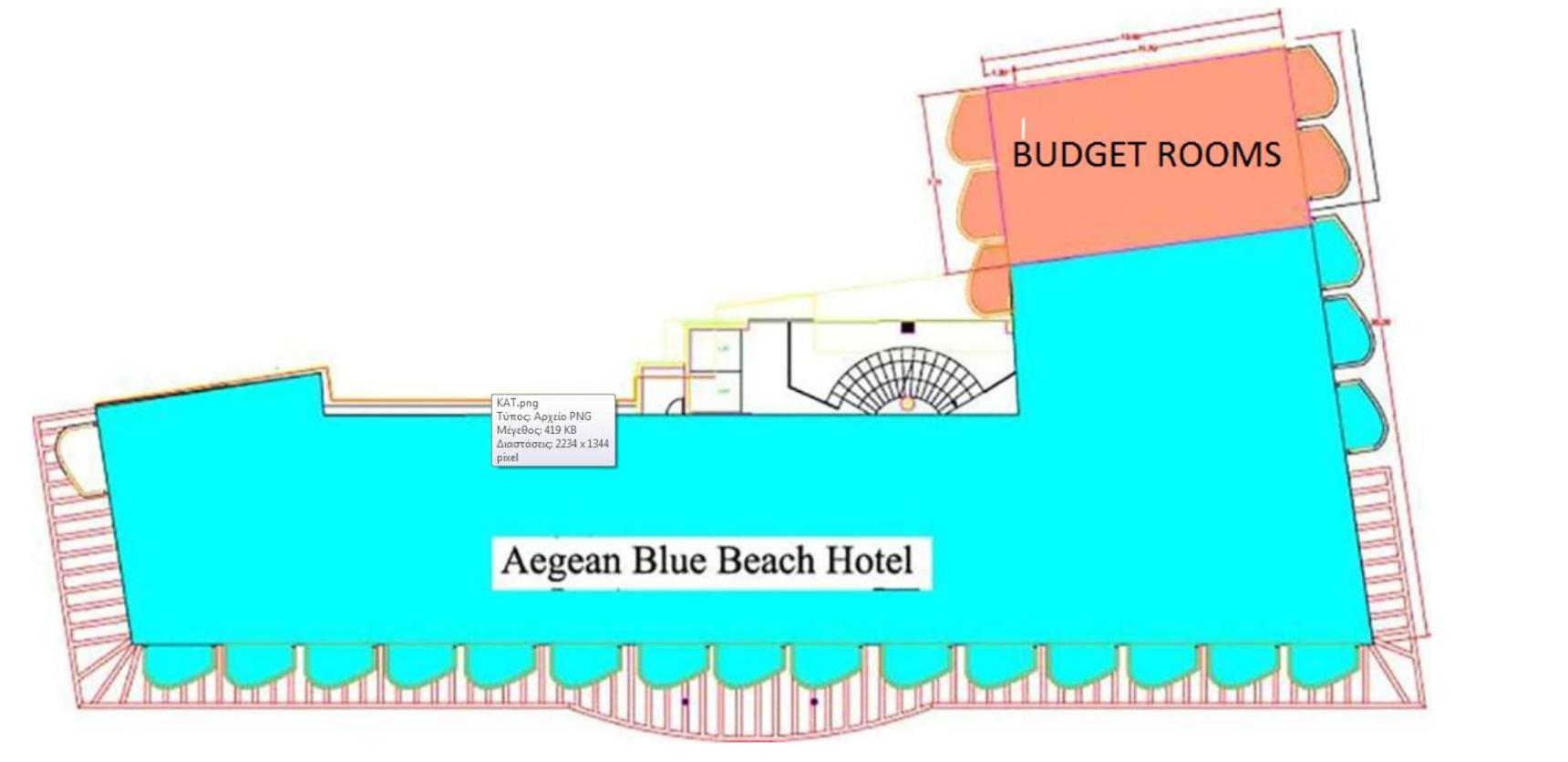 Aegean Blue Beach Hotel Nea Kallikrateia Buitenkant foto